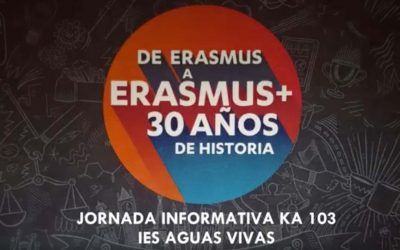 Celebración Erasmus+ en el IES Aguas Vivas: 1ª Jornada Erasmus+ KA103