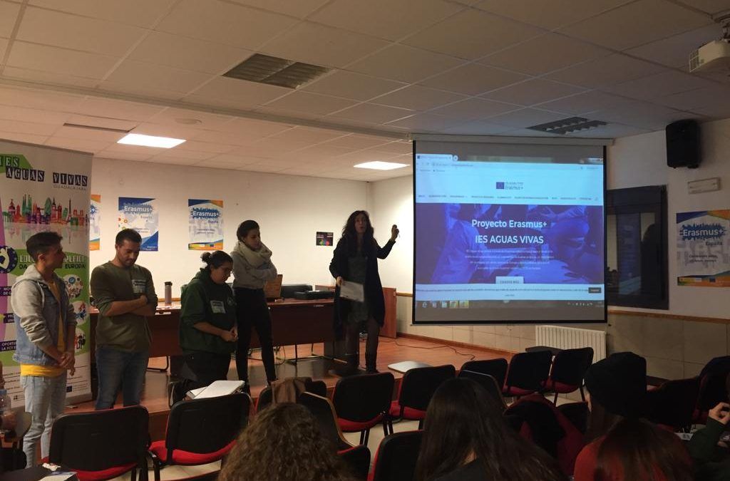 CELEBRANDO ERASMUS+ EN NUESTRO CENTRO.3ª JORNADA DE DIFUSIÓN ERASMUS+ KA 103 PARA ALUMNADO DE CFGS” –