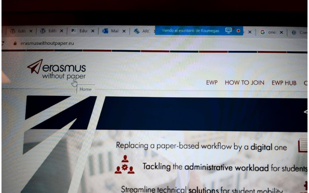 El IES Aguas Vivas participa en las Jornadas Virtuales sobre Digitalización De Erasmus+