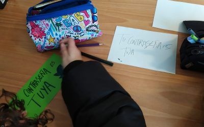 FORMACIÓN DE LOS CIBERAYUDANTES DE PMARII Y 4º ESO.  PROYECTO ERASMUS+ KA229 CONVIVIENDO CON-VIVENCIA