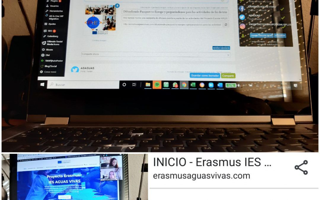 Trabajando en la difusión de nuestros proyectos , uno de nuestros grandes retos