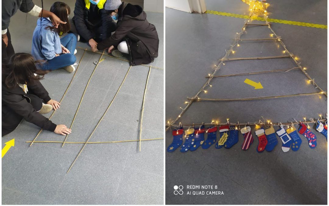 Diseñando y construyendo nuestro árbol de deseos internacional de Passport to Europe