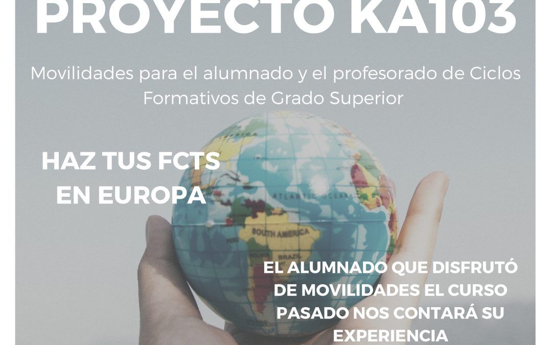 4ª JORNADA DE DIFUSIÓN ERASMUS PARA ESTUDIANTES DE CFGS