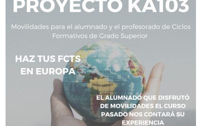 4ª JORNADA DE DIFUSIÓN ERASMUS PARA ESTUDIANTES DE CFGS