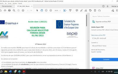 Preparándonos para la próxima solicitud de financiación para Educación Superior KA131 y la Acreditación Escolar KA121