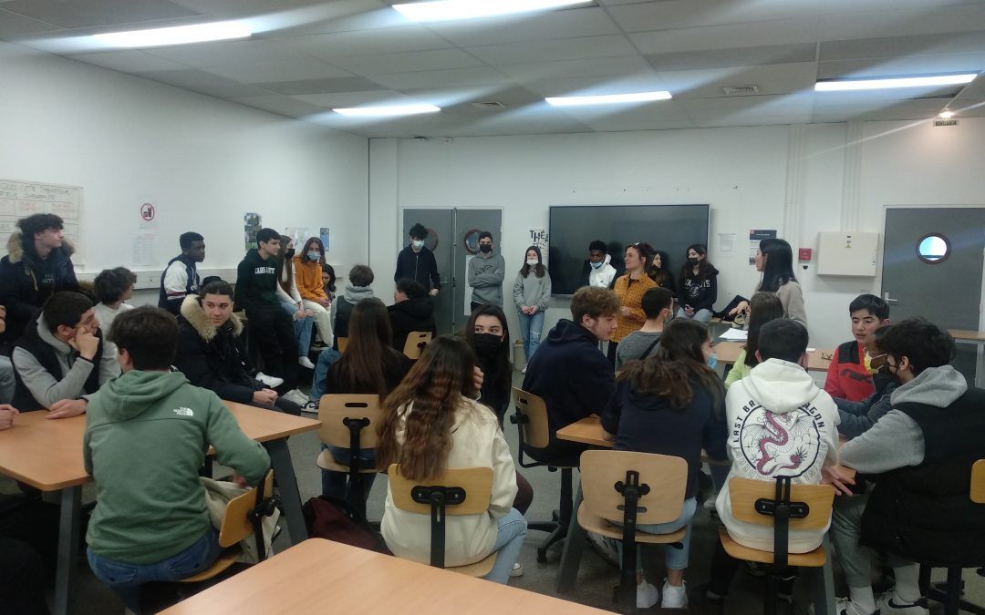 Noticias de nuestros estudiantes en movilidad de grupo en Francia. Acreditación E+