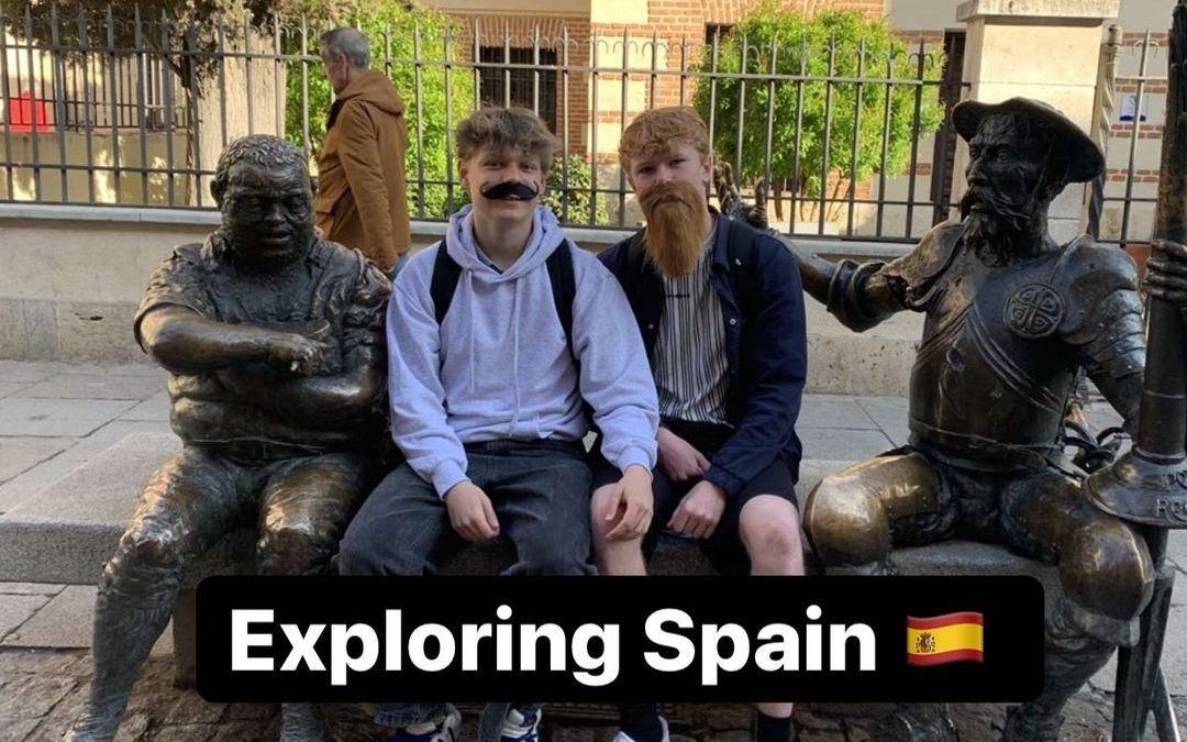 Visita de un grupo de estudiantes daneses al IES AGUAS VIVAS