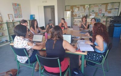 Reunión para terminar de elaborar el KA210-SCH de Medioambiente 