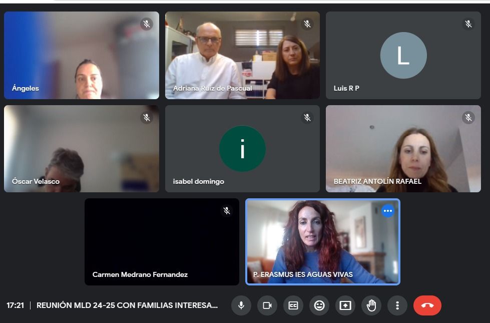Previsión de MLD para el curso próximo: reunión con familias interesadas