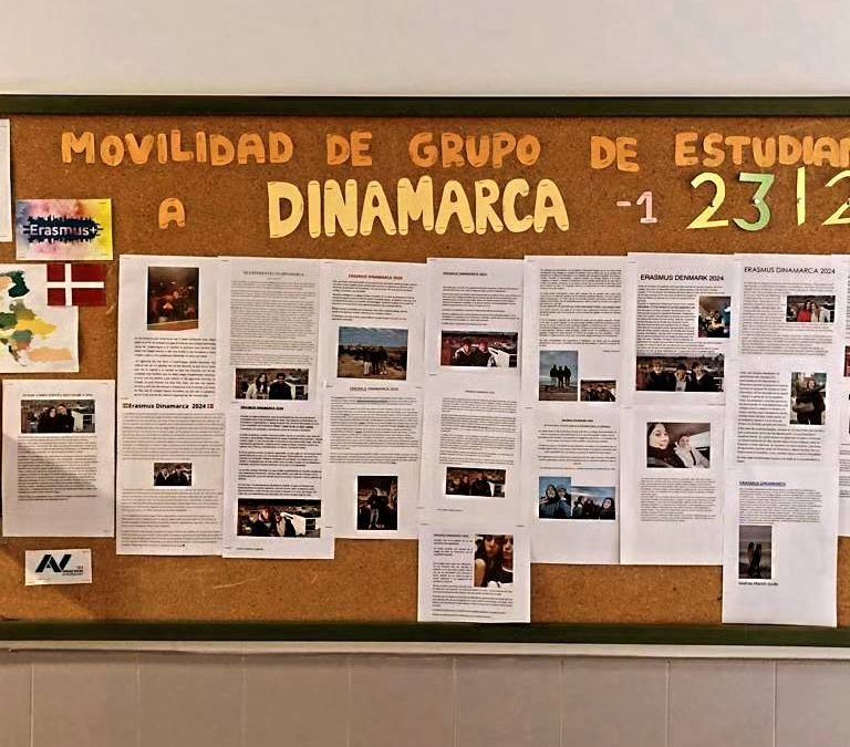 Visibilización de las movilidades en los tablones de anuncios del centro y trabajo por proyectos