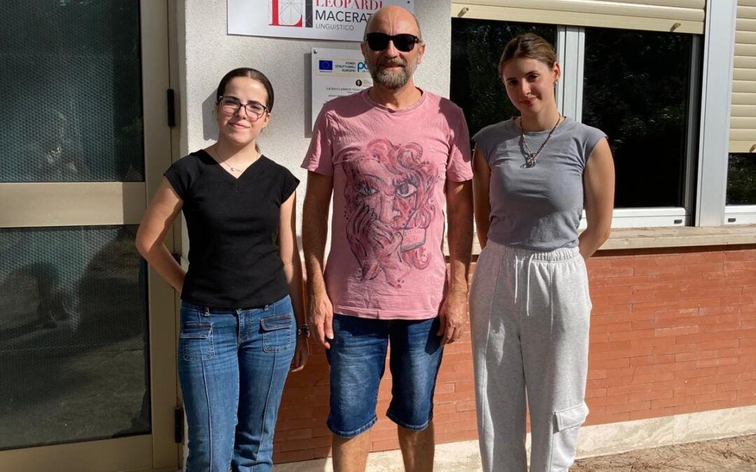 Adriana y Martina… otras dos estudiantes que este año estudian en Italia como beneficiarias de MLD