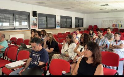 Jornada formativa de inicio de curso sobre proyectos Erasmus+ para docentes del IES Aguas Vivas
