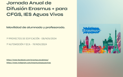 7ª Jornada de Difusión Erasmus+ para CFGS – Sector Educación Superior: haz tus FCTs en Europa