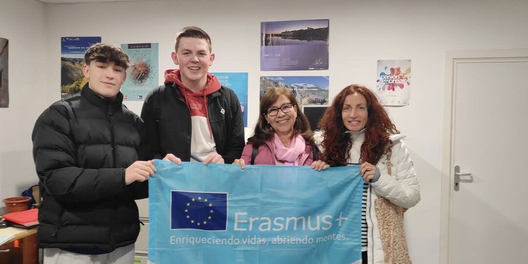 Julian, nuestro estudiante MLD de acogida, recién llegado de Alemania para estar en nuestro IES tres meses