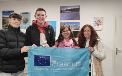 Julian, nuestro estudiante MLD de acogida, recién llegado de Alemania para estar en nuestro IES tres meses