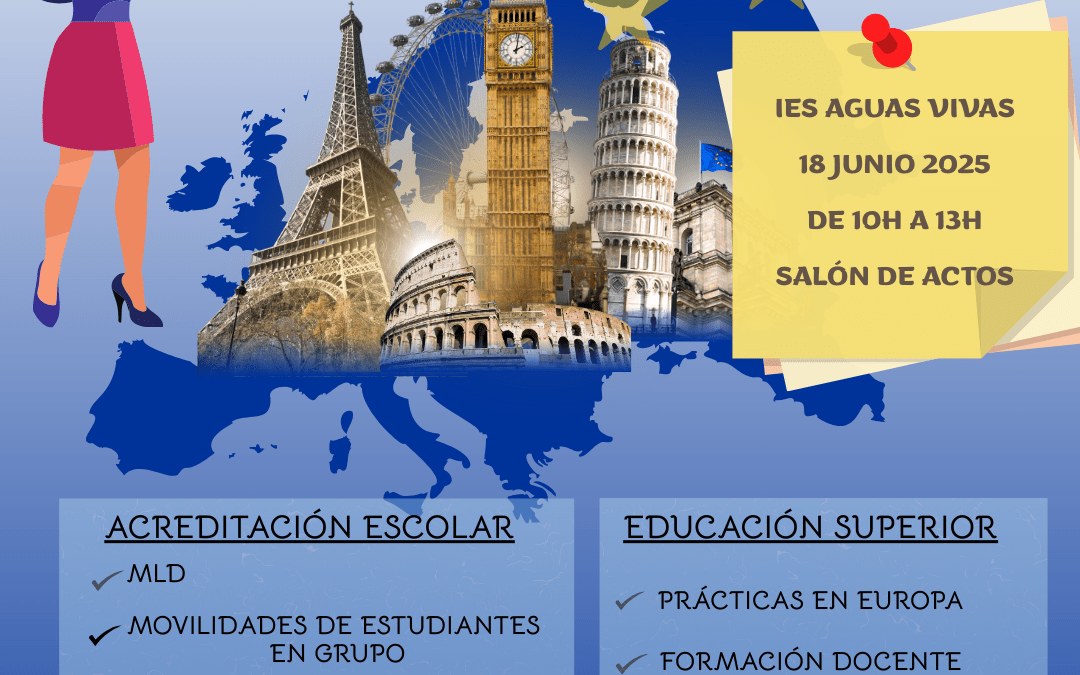 ¡Vuelve la Jornada de Difusión Anual Erasmus+ del IES Aguas Vivas! 🌍🎉