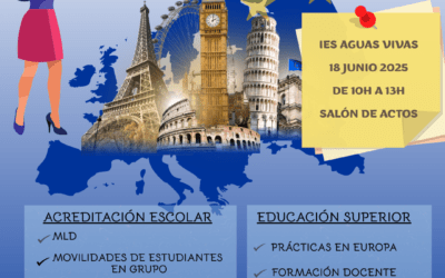 ¡Vuelve la Jornada de Difusión Anual Erasmus+ del IES Aguas Vivas! 🌍🎉