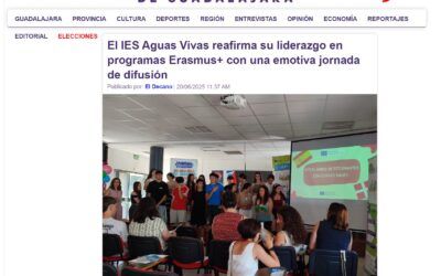 Nuestra Jornada de Difusión Erasmus+ 2025 en prensa
